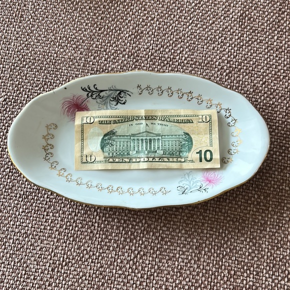 Riga Porcelain Factory Vintage Collectible Oval Plate - Picture 6 of 6